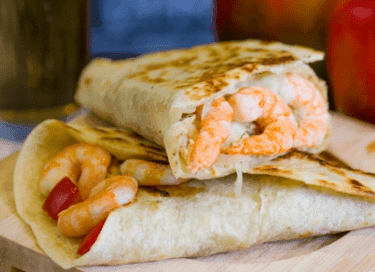 Burrito de Shrimp-Camarón